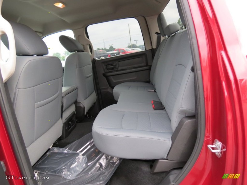 2014 1500 Express Crew Cab - Deep Cherry Red Crystal Pearl / Black/Diesel Gray photo #8