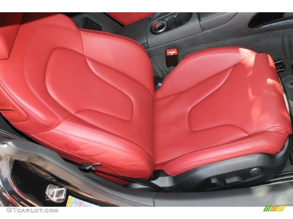 Red Interior 2012 Audi R8 5.2 FSI quattro Photo #85812407