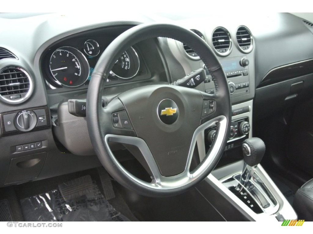 2013 Chevrolet Captiva Sport LTZ Black Steering Wheel Photo #85812472