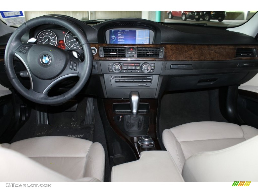 2010 3 Series 335i Sedan - Tasman Green Metallic / Beige photo #31