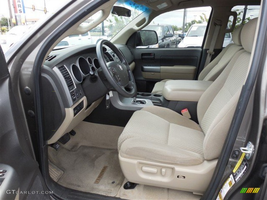 2010 Tundra SR5 Double Cab - Pyrite Brown Mica / Sand Beige photo #8