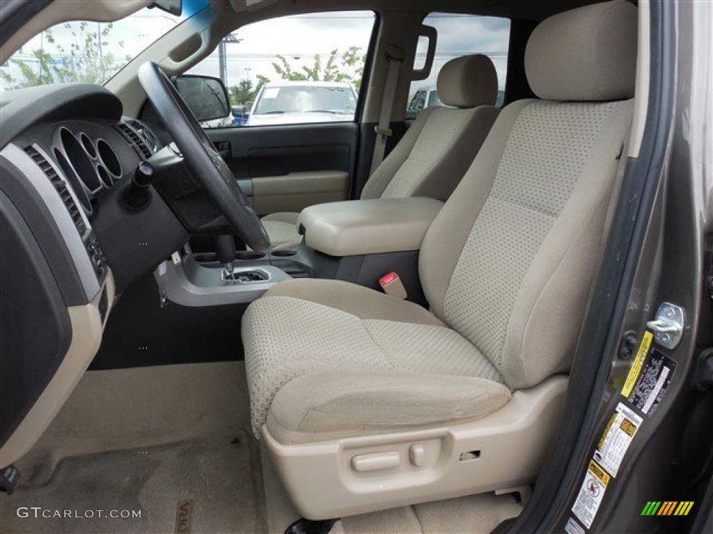2010 Tundra SR5 Double Cab - Pyrite Brown Mica / Sand Beige photo #9