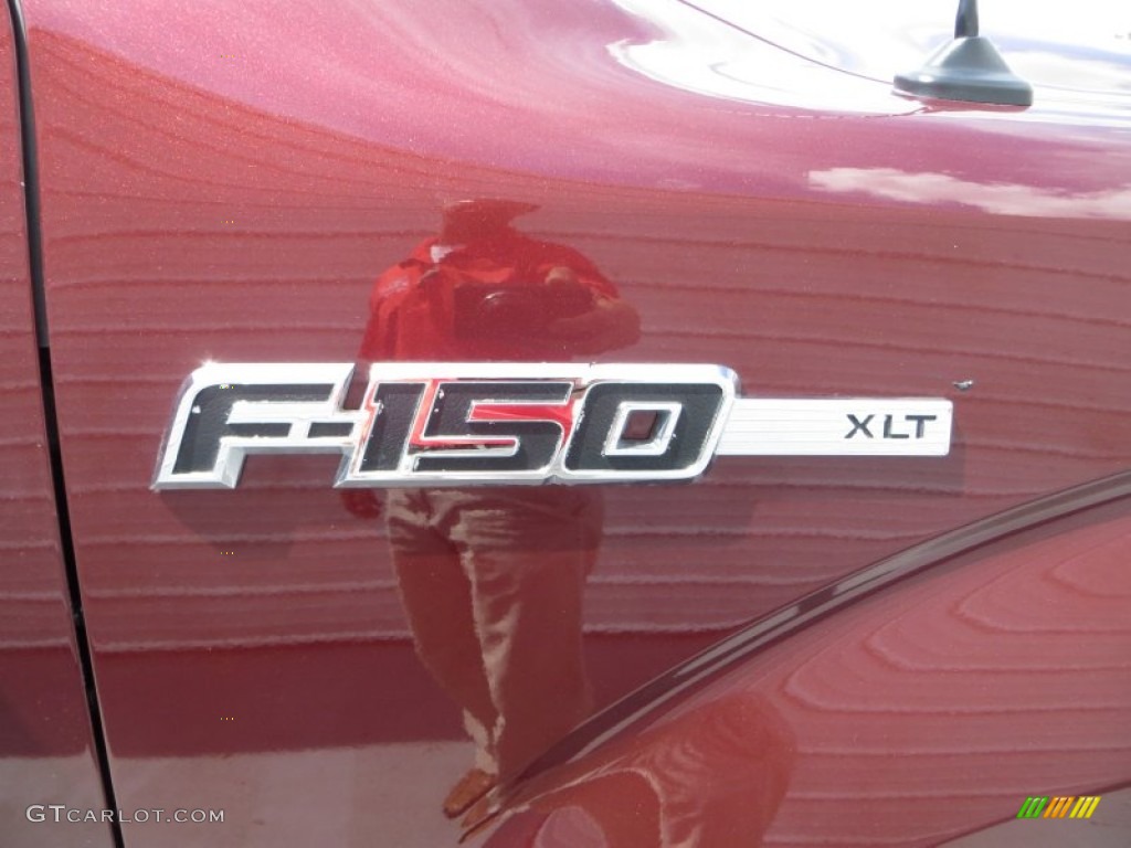 2010 F150 XLT SuperCrew - Royal Red Metallic / Medium Stone photo #55