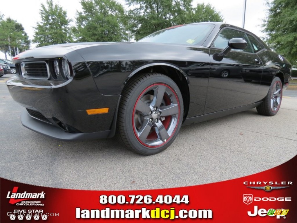 2014 Challenger Rallye Redline - Black / Dark Slate Gray photo #1