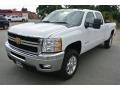 2014 Summit White Chevrolet Silverado 3500HD LTZ Crew Cab 4x4  photo #2