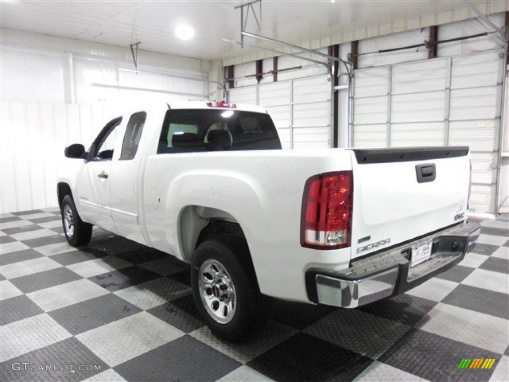 2012 Sierra 1500 SL Extended Cab - Summit White / Dark Titanium photo #5