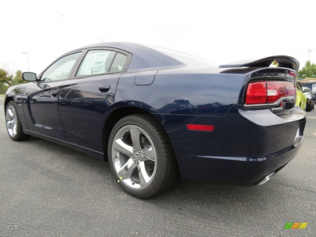 2014 Charger R/T - Jazz Blue Pearl / Black photo #2