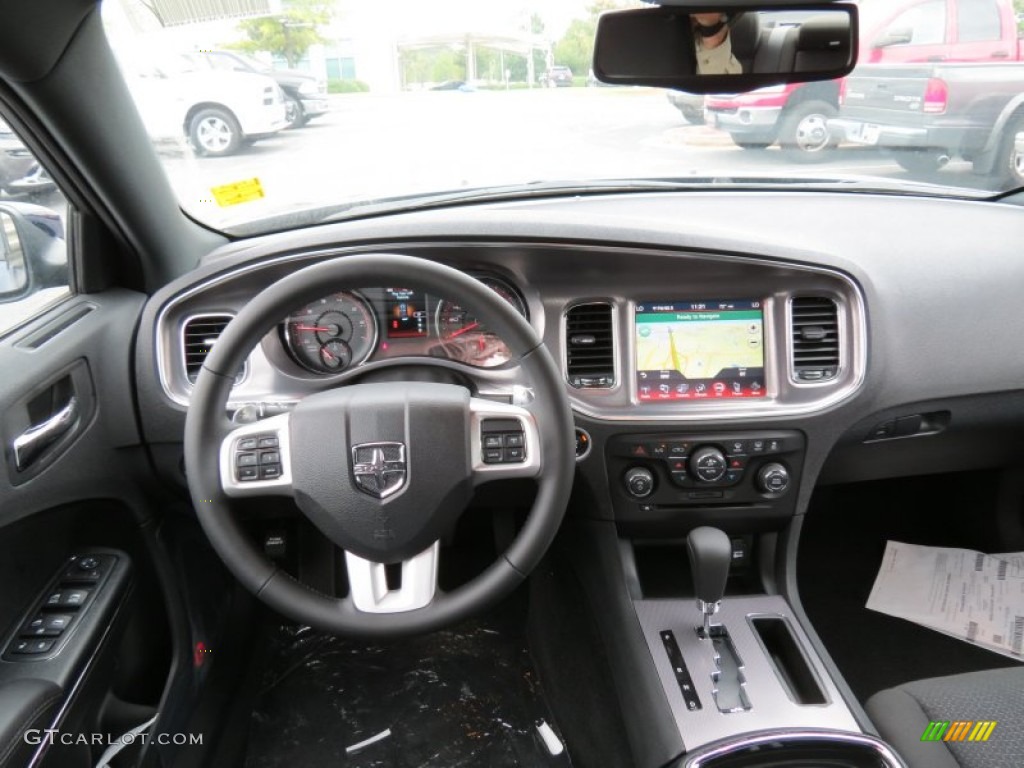 2014 Dodge Charger R/T Black Dashboard Photo #85816846