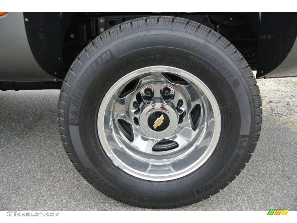 2014 Silverado 3500HD LT Crew Cab Dual Rear Wheel 4x4 - Graystone Metallic / Ebony photo #20