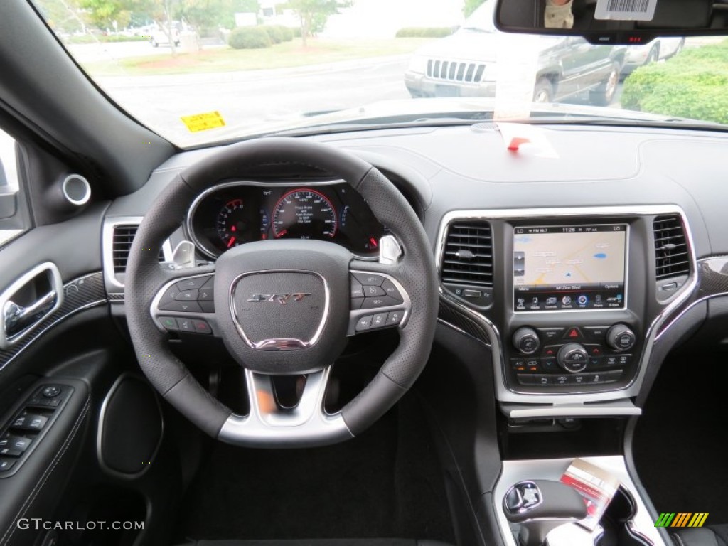 2014 Jeep Grand Cherokee SRT 4x4 SRT Morocco Black Dashboard Photo #85817779