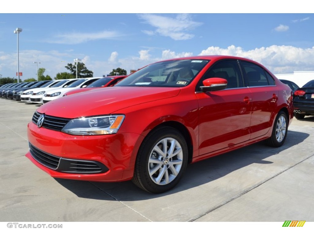 2014 Tornado Red Volkswagen Jetta SE Sedan #85804415 ...
