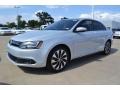 Frost Silver Metallic 2013 Volkswagen Jetta Hybrid SEL Premium