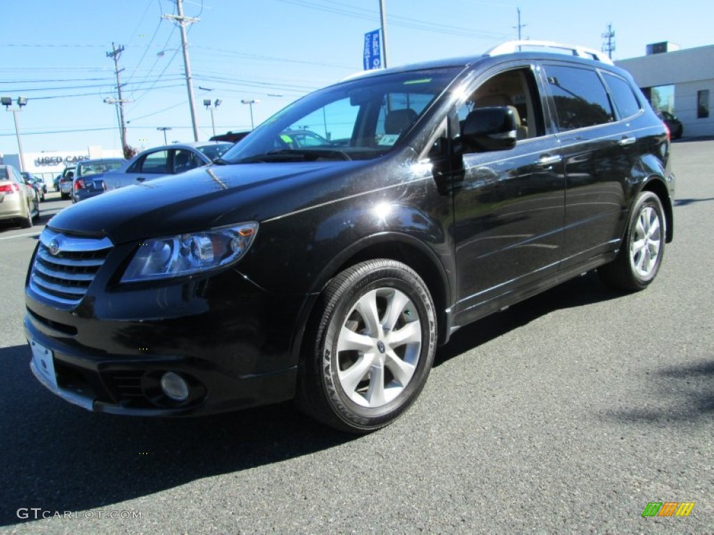 2010 Tribeca 3.6R Limited - Crystal Black Silica / Desert Beige photo #2