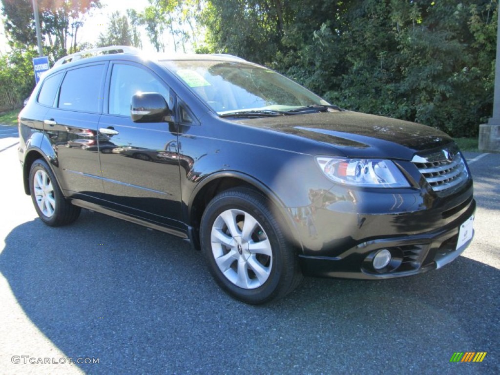 2010 Tribeca 3.6R Limited - Crystal Black Silica / Desert Beige photo #4