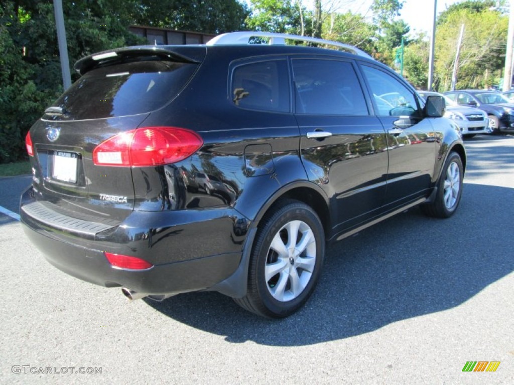 2010 Tribeca 3.6R Limited - Crystal Black Silica / Desert Beige photo #6