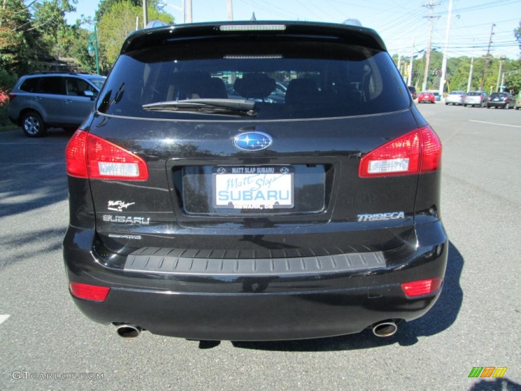 2010 Tribeca 3.6R Limited - Crystal Black Silica / Desert Beige photo #7