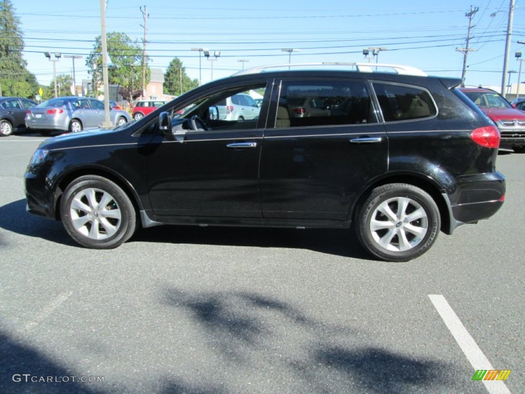 2010 Tribeca 3.6R Limited - Crystal Black Silica / Desert Beige photo #9