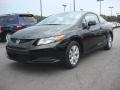 Crystal Black Pearl - Civic LX Coupe Photo No. 1