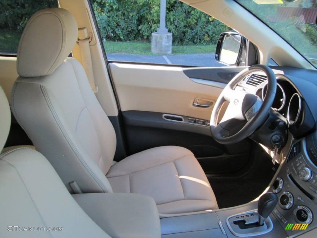 2010 Tribeca 3.6R Limited - Crystal Black Silica / Desert Beige photo #15