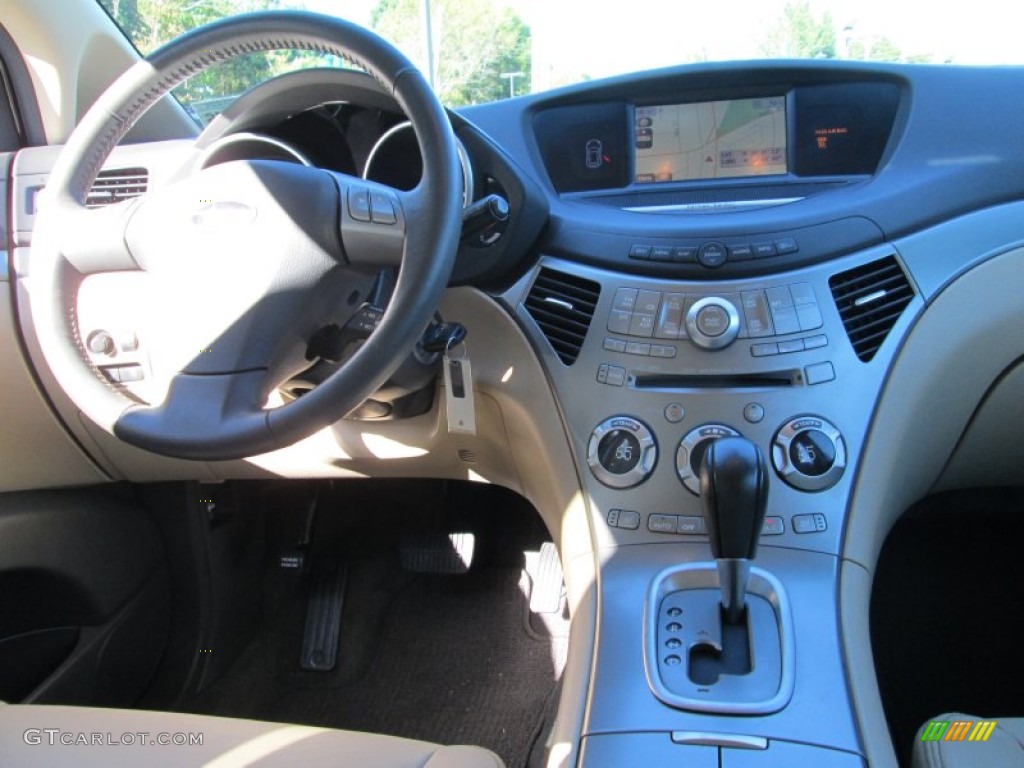 2010 Tribeca 3.6R Limited - Crystal Black Silica / Desert Beige photo #16