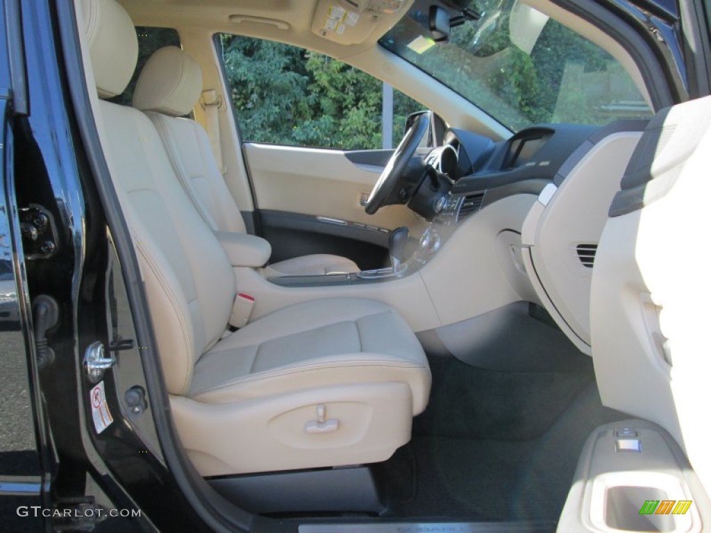 2010 Tribeca 3.6R Limited - Crystal Black Silica / Desert Beige photo #17