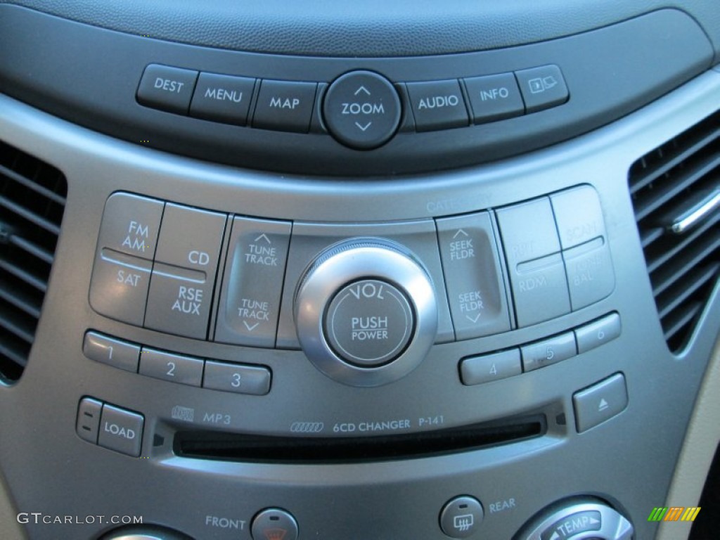 2010 Tribeca 3.6R Limited - Crystal Black Silica / Desert Beige photo #30