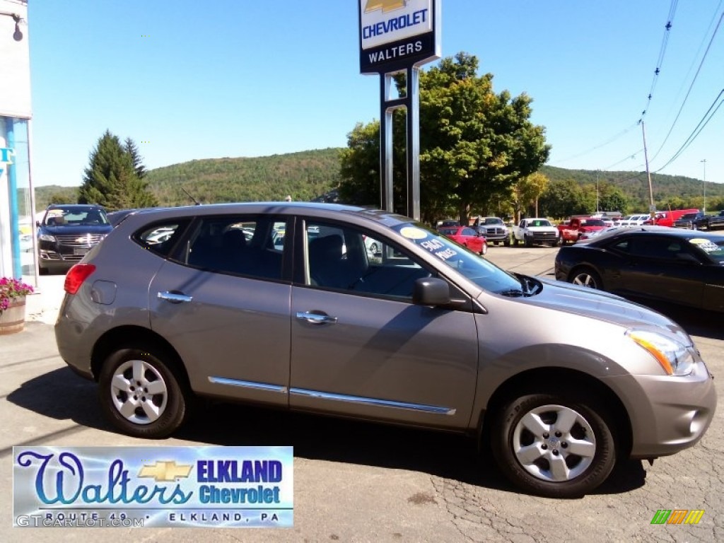 2011 Rogue S AWD - Platinum Graphite / Black photo #1