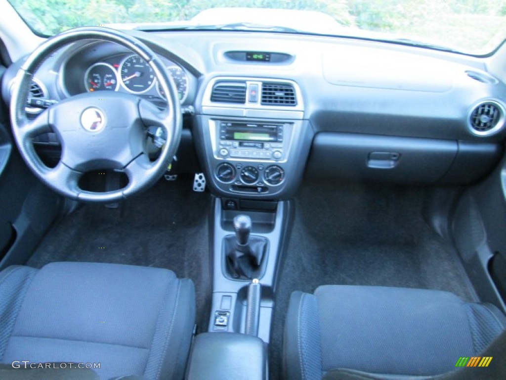 2004 Subaru Impreza WRX Sport Wagon Dark Gray Dashboard Photo #85822613