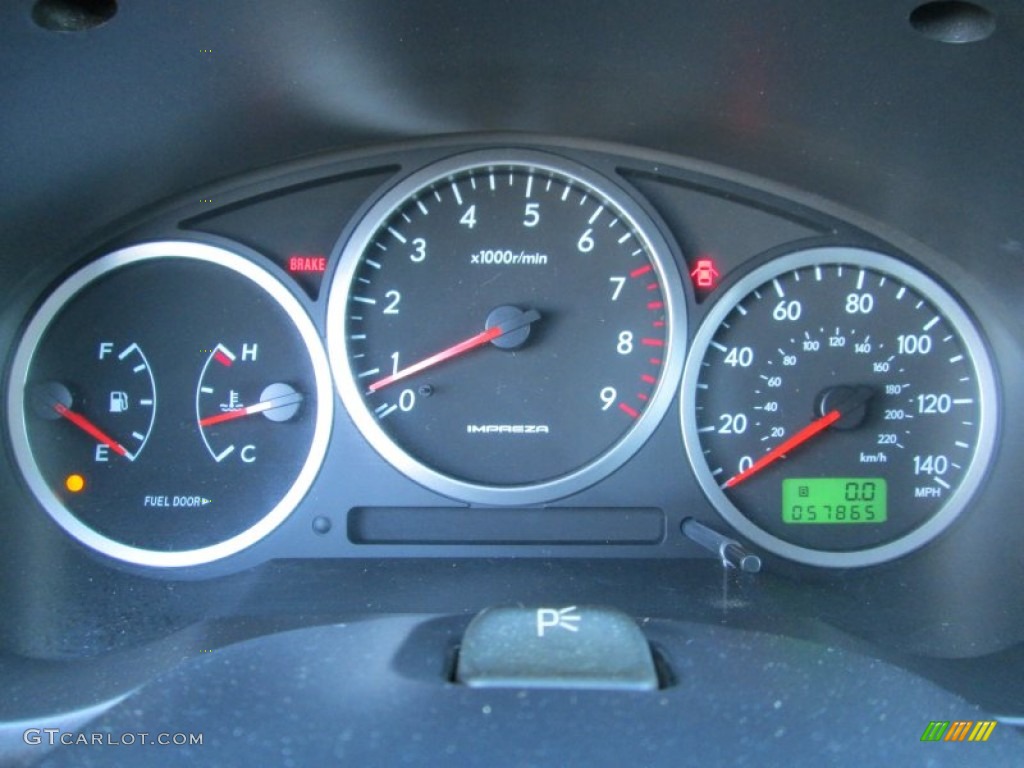 2004 Subaru Impreza WRX Sport Wagon Gauges Photos