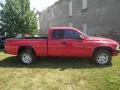 Flame Red - Dakota Sport Club Cab 4x4 Photo No. 2