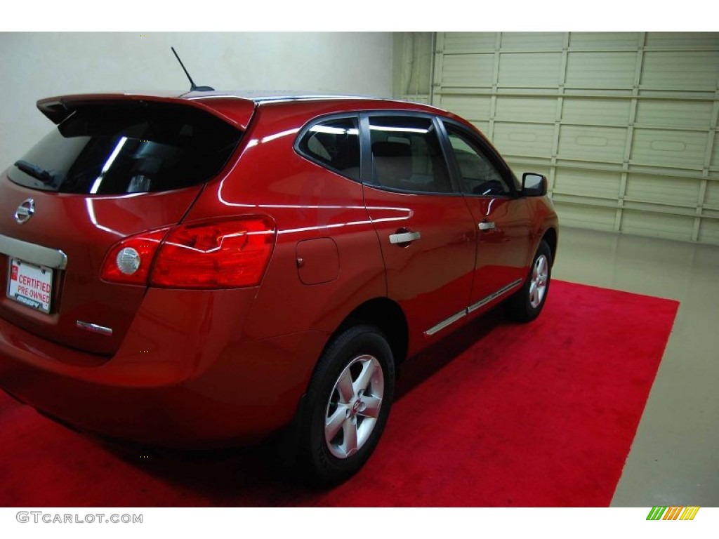 2013 Rogue S - Cayenne Red / Gray photo #6