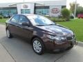 Dark Cherry 2011 Kia Forte EX