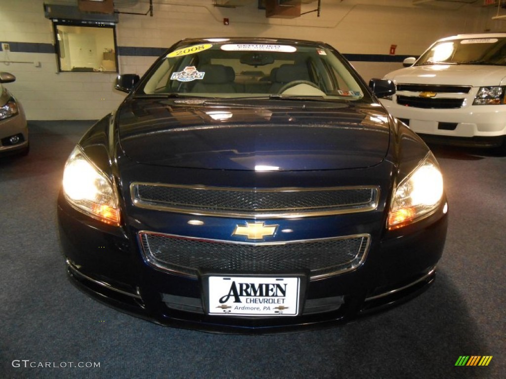 2008 Malibu Hybrid Sedan - Imperial Blue Metallic / Titanium Gray photo #2