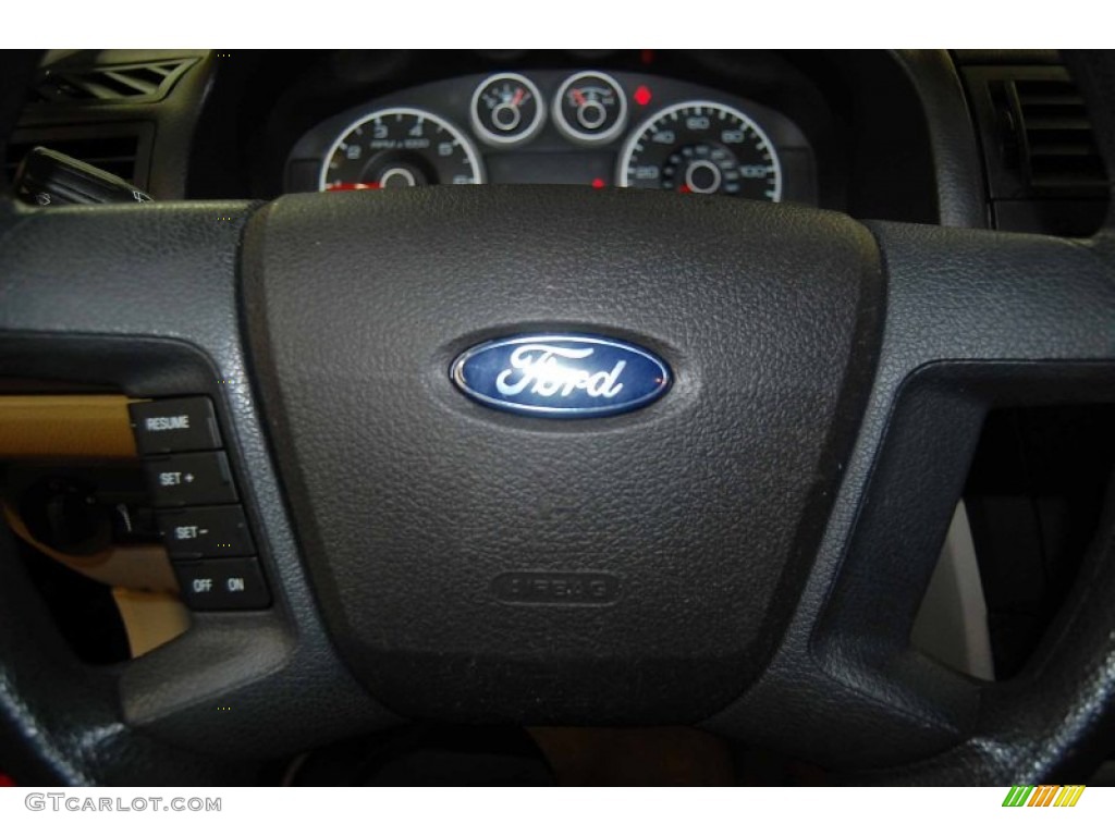 2008 Fusion S - Black Ebony / Medium Light Stone photo #23