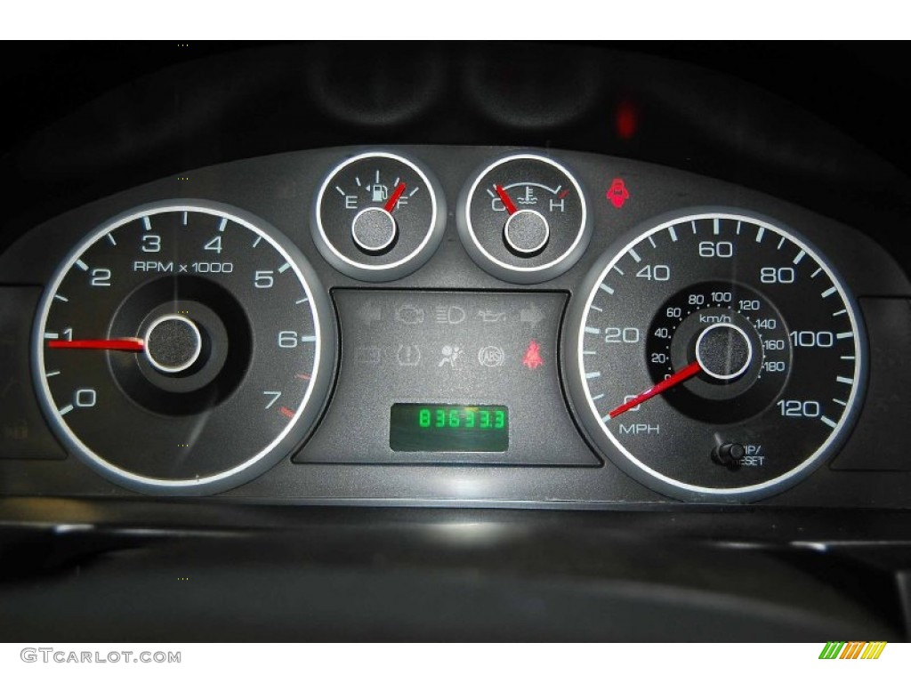 2008 Fusion S - Black Ebony / Medium Light Stone photo #24
