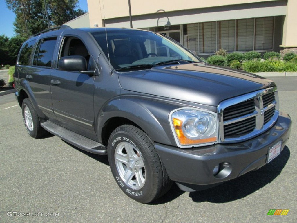 2004 Durango Limited 4x4 - Graphite Metallic / Medium Slate Gray photo #11