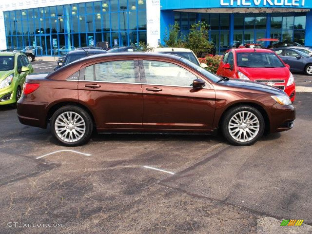 Deep Auburn Pearl 2012 Chrysler 200 LX Sedan Exterior Photo #85827301