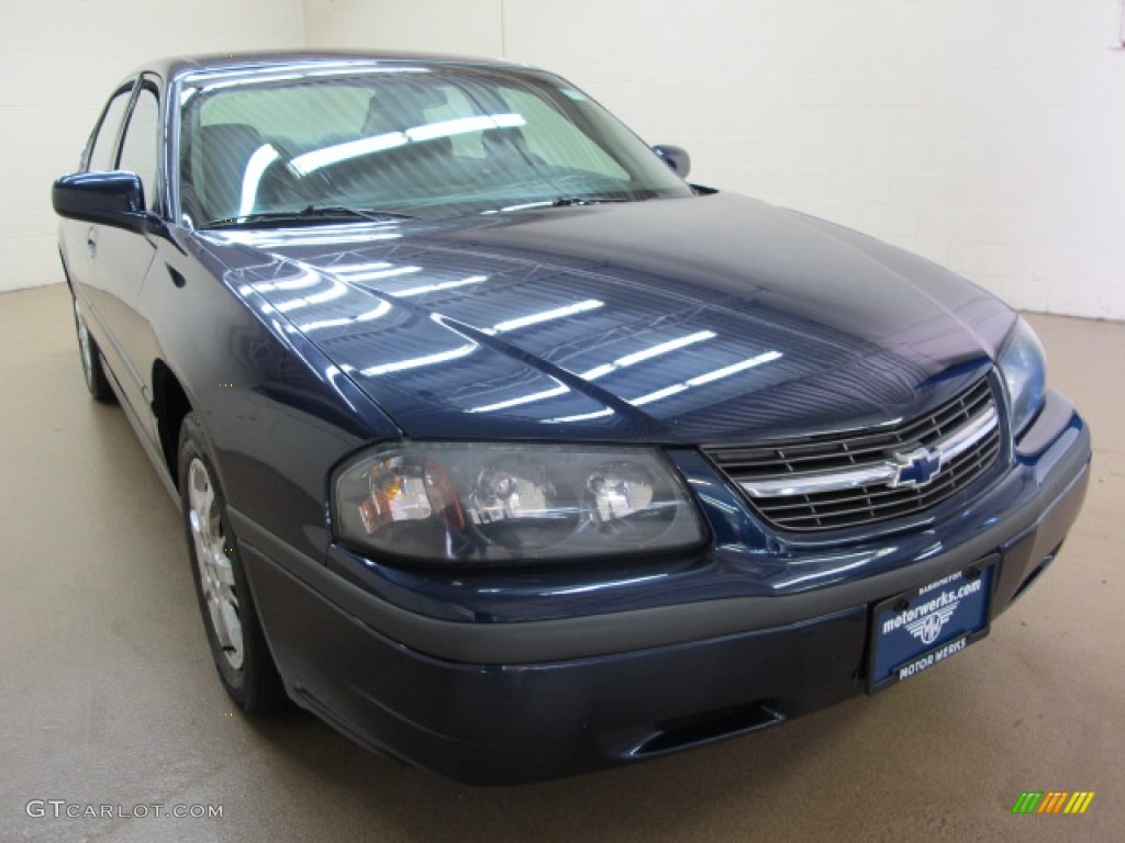2002 Impala  - Navy Blue Metallic / Medium Gray photo #1