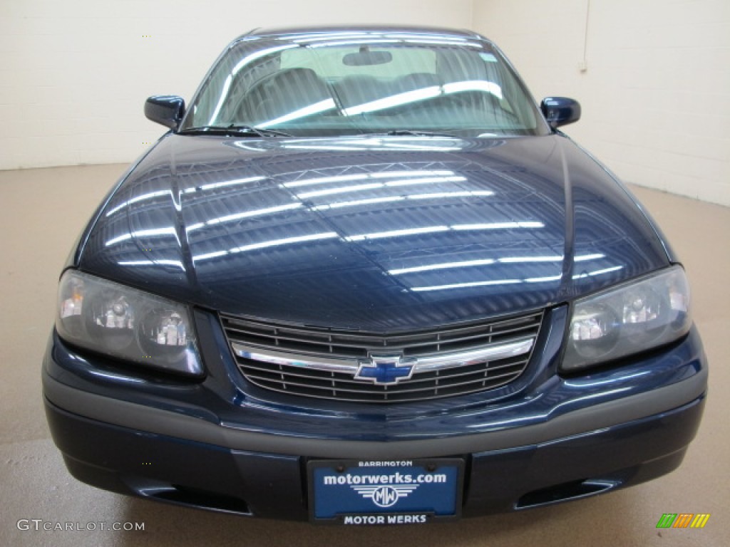 2002 Impala  - Navy Blue Metallic / Medium Gray photo #2