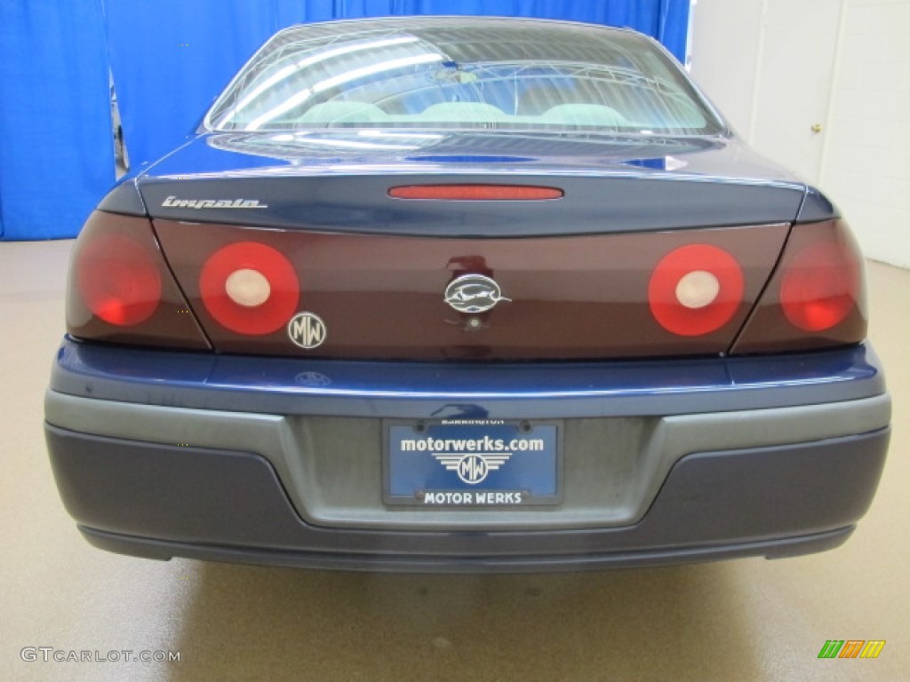 2002 Impala  - Navy Blue Metallic / Medium Gray photo #6