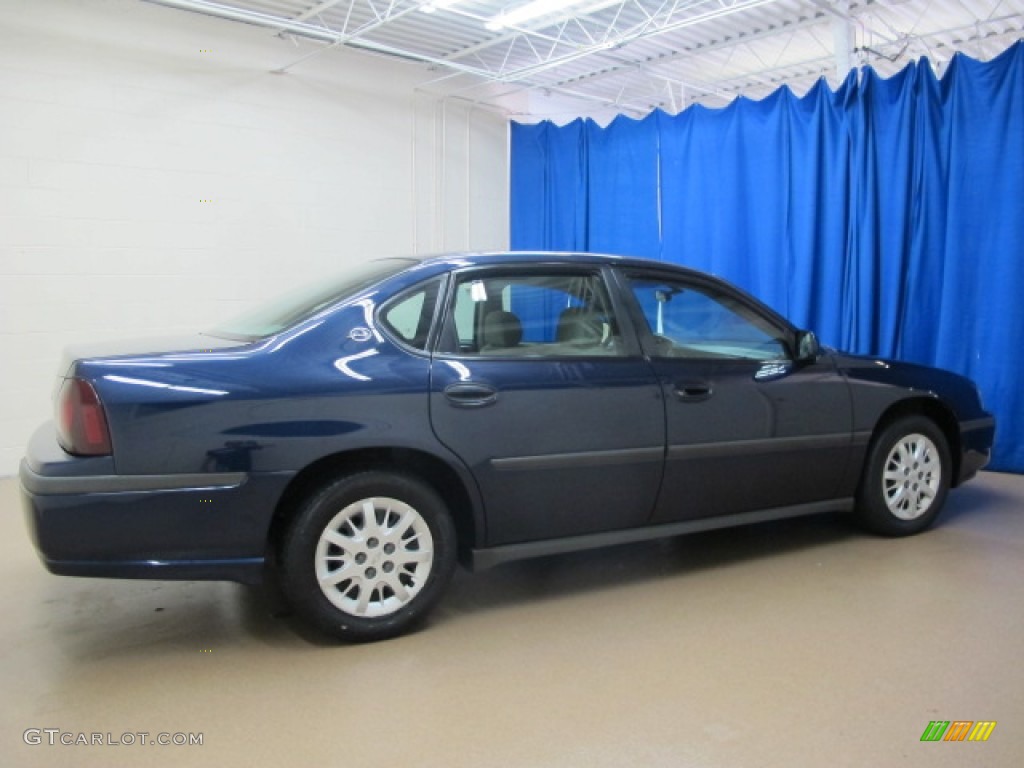 2002 Impala  - Navy Blue Metallic / Medium Gray photo #8