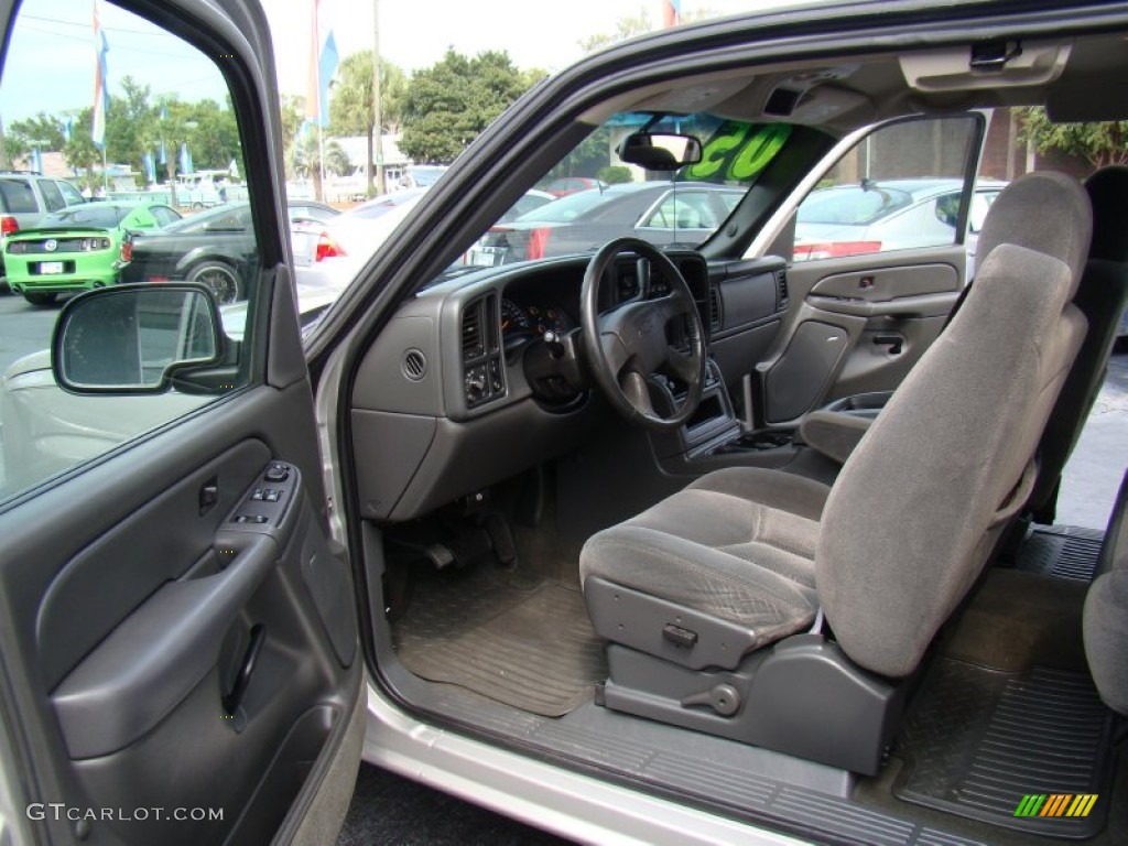 2005 Silverado 1500 LS Extended Cab - Silver Birch Metallic / Dark Charcoal photo #9