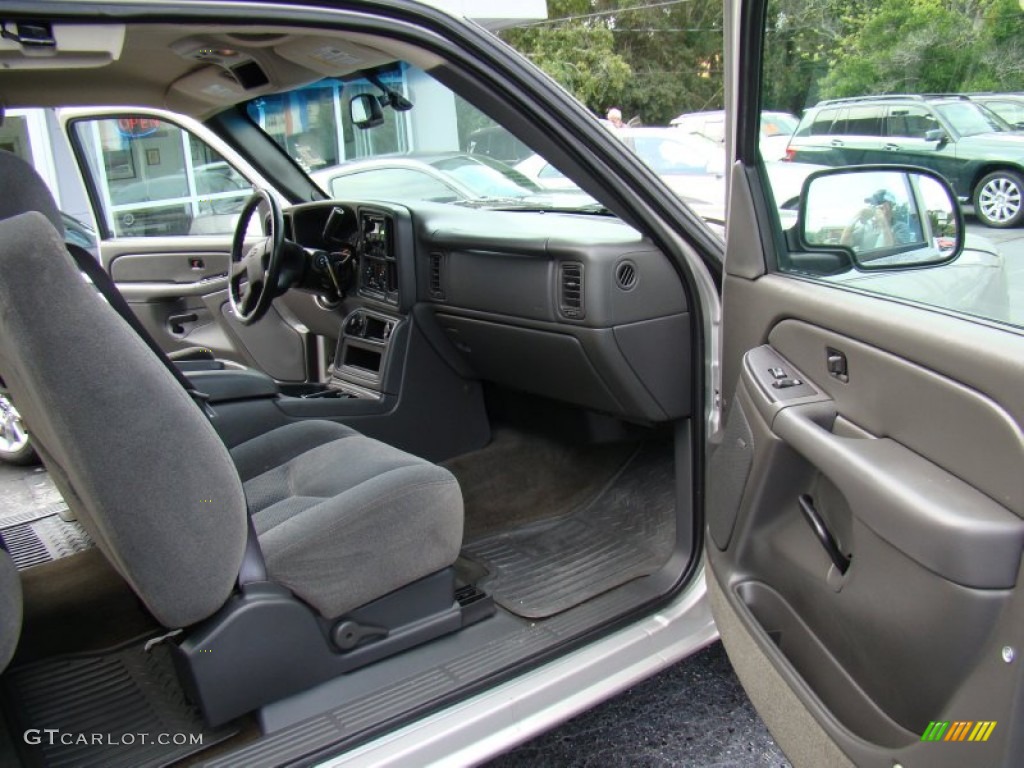 2005 Silverado 1500 LS Extended Cab - Silver Birch Metallic / Dark Charcoal photo #11