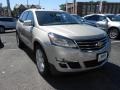 2014 Champagne Silver Metallic Chevrolet Traverse LT  photo #3