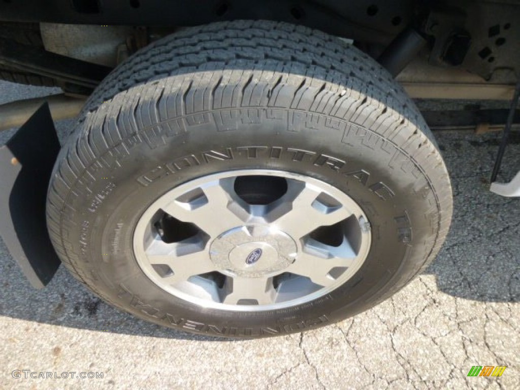 2010 F150 STX SuperCab 4x4 - Oxford White / Medium Stone photo #8