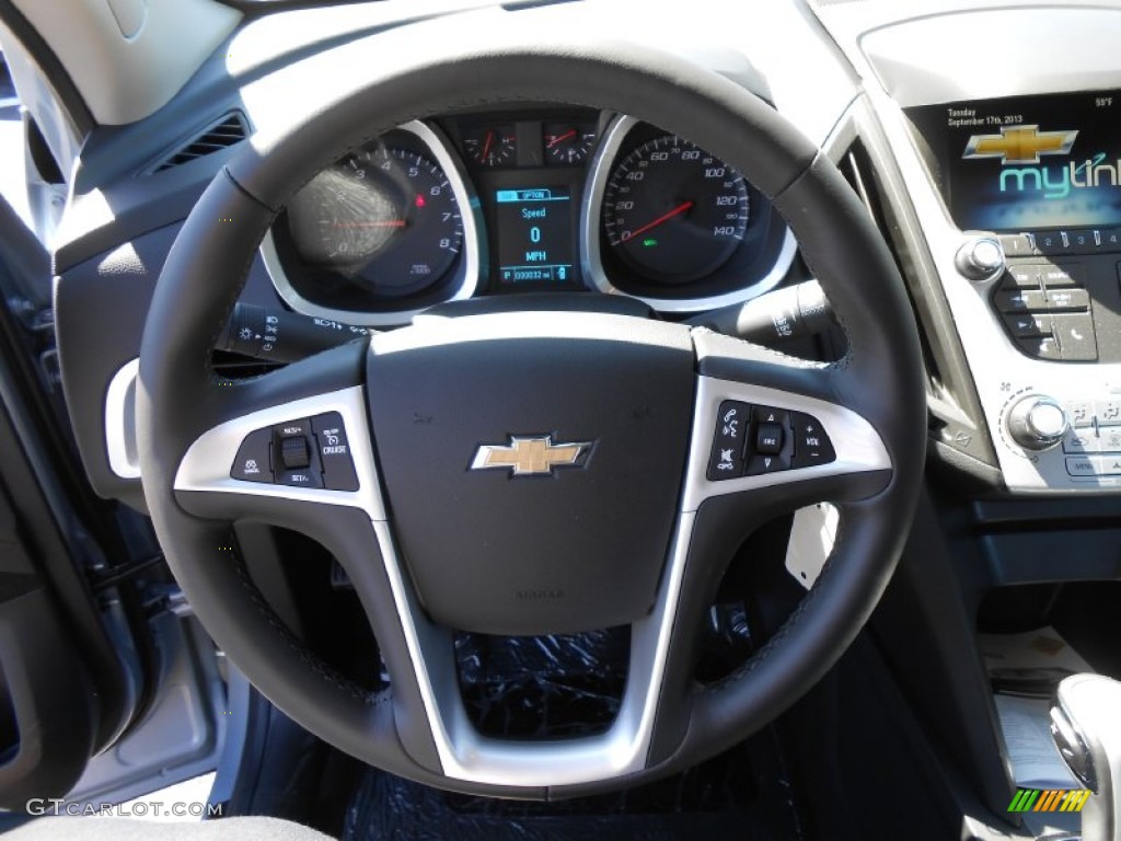 2014 Chevrolet Equinox LT Jet Black Steering Wheel Photo #85829656