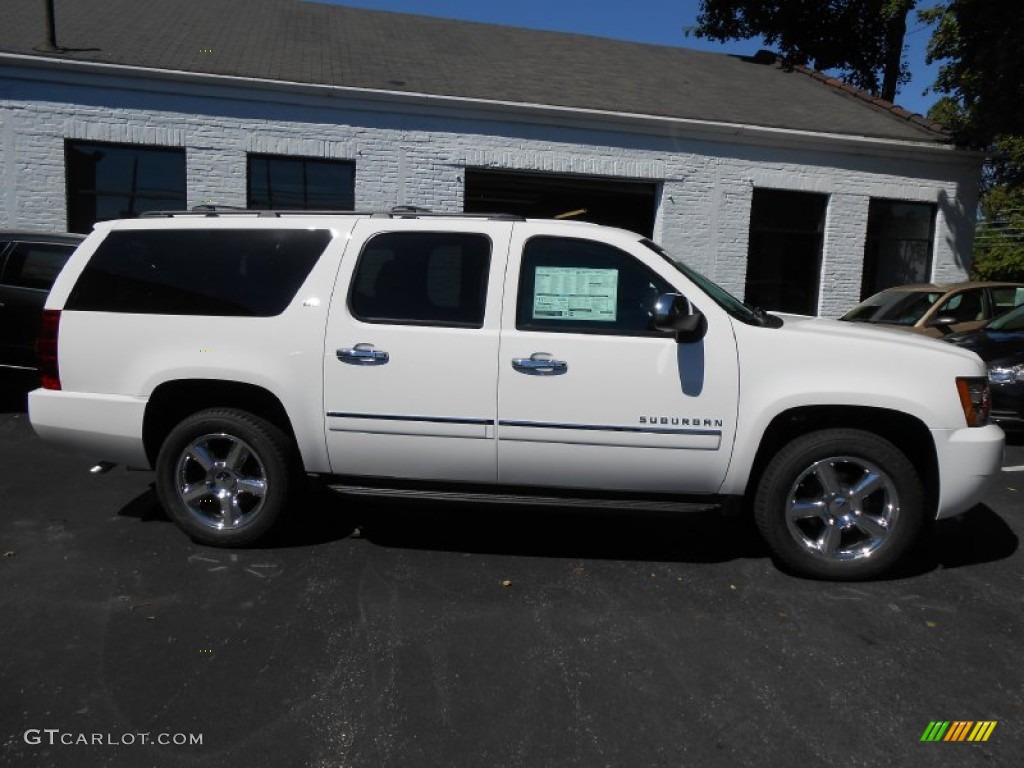 Summit White 2014 Chevrolet Suburban LTZ 4x4 Exterior Photo #85829794