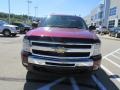 2009 Dark Cherry Red Metallic Chevrolet Silverado 1500 LT Extended Cab 4x4  photo #4