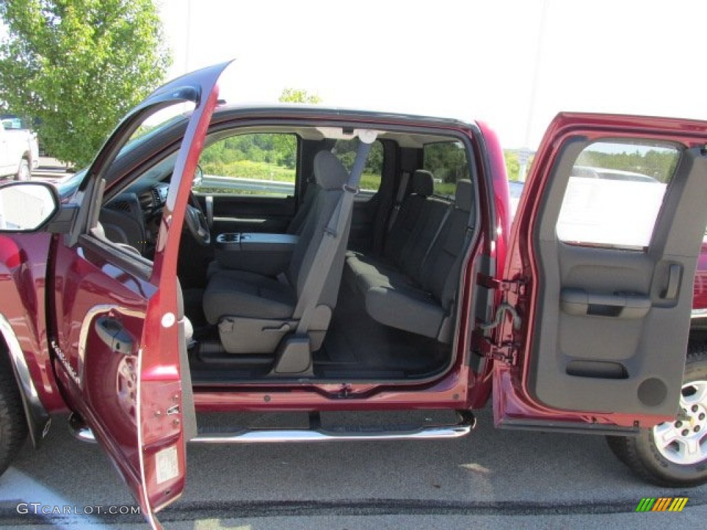 2009 Silverado 1500 LT Extended Cab 4x4 - Dark Cherry Red Metallic / Ebony photo #15