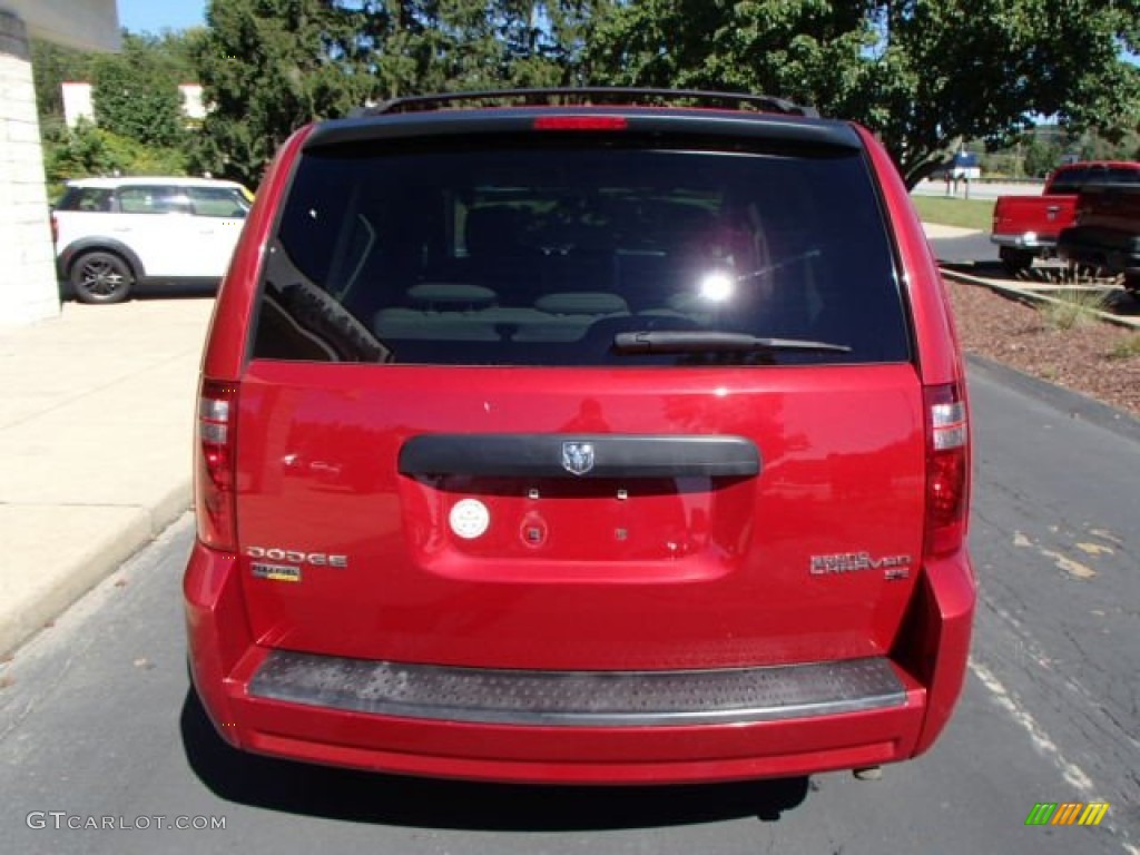 2010 Grand Caravan SE - Deep Cherry Red Crystal Pearl / Medium Slate Gray/Light Shale photo #7